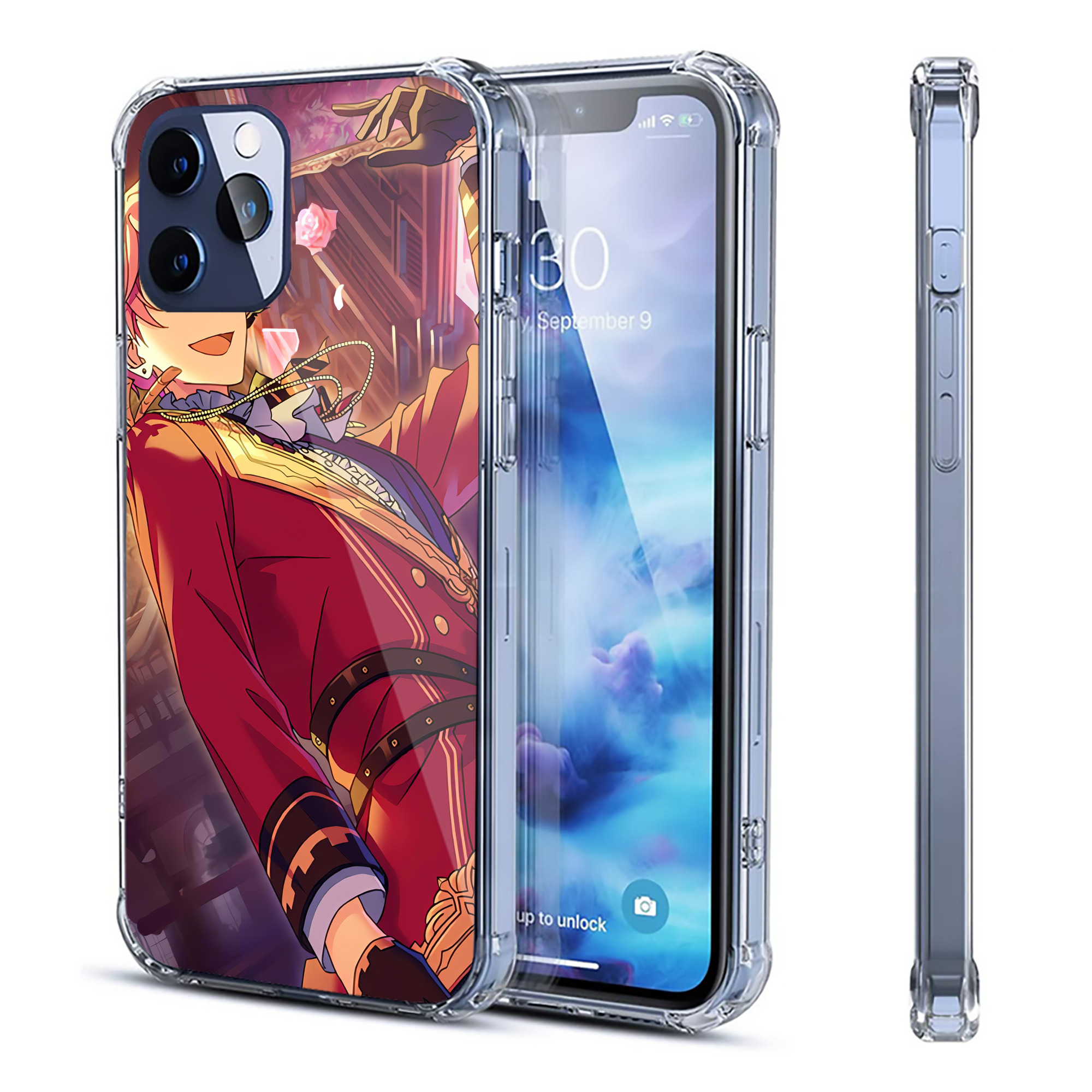 （画像用） あんさんぶるスターズ! Ensemble Stars 【iPhone 12シリーズ対応】透明スマホケース（クリアソフトケース）
